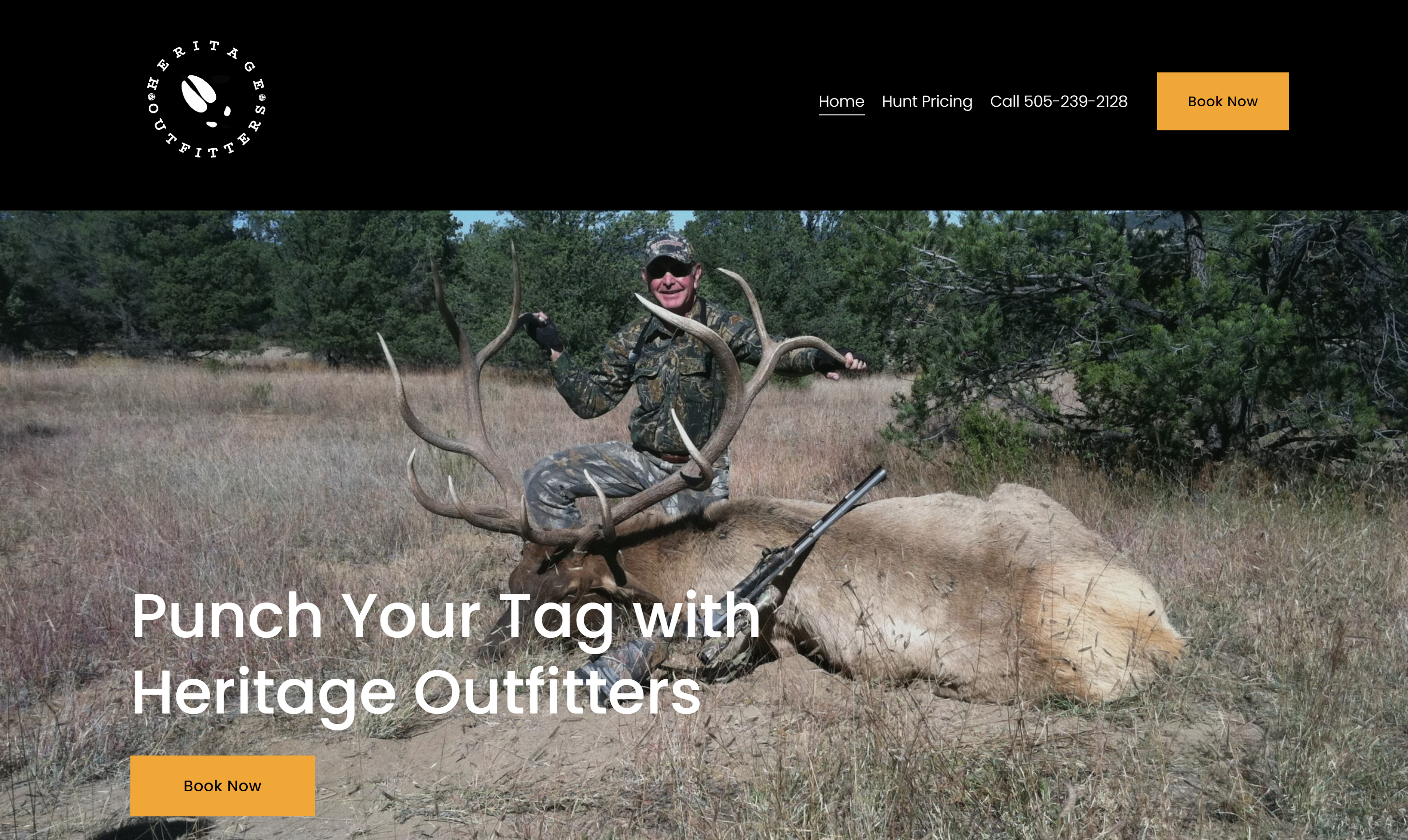 Outfitter home page