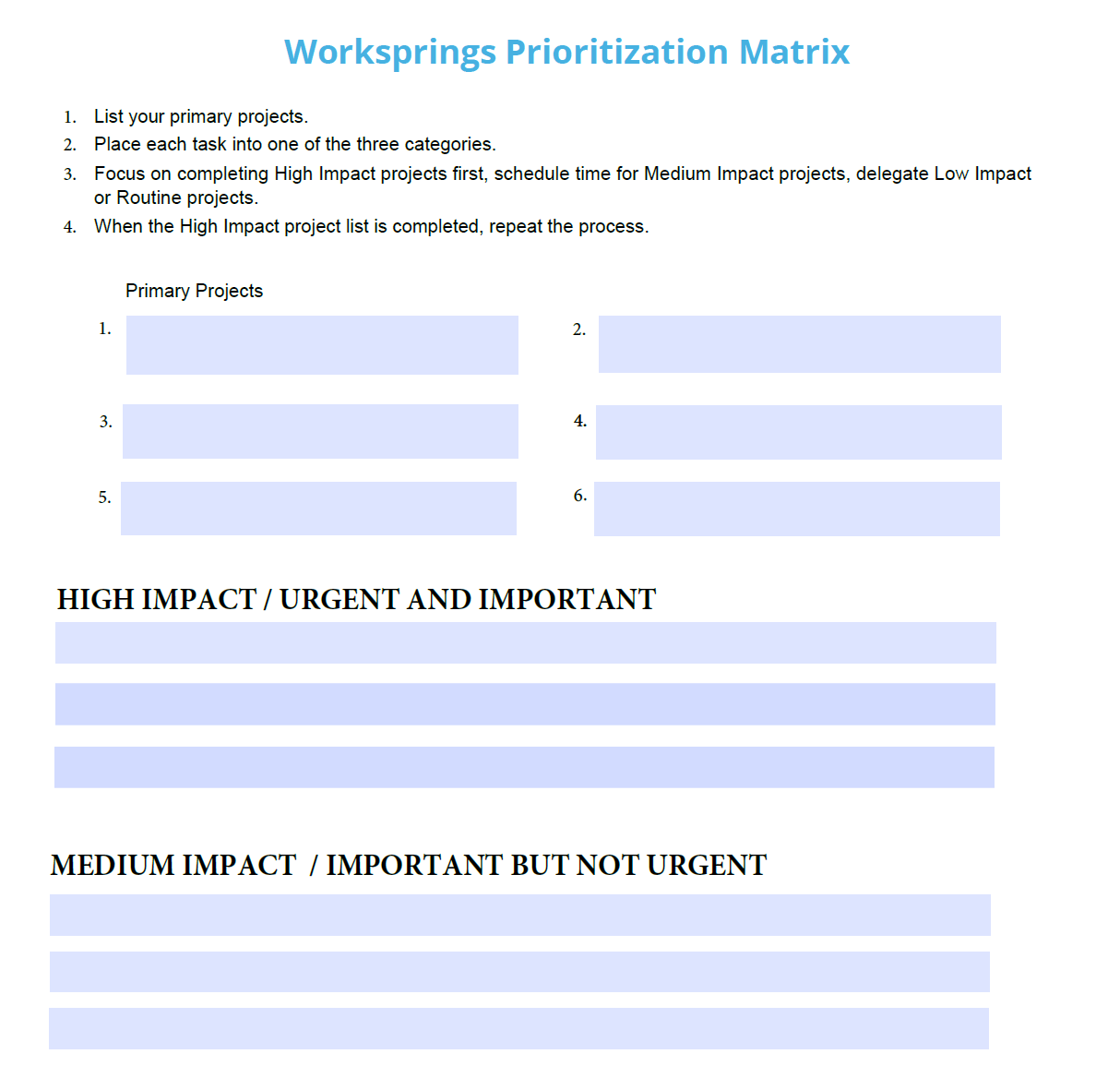 Worksprings prioritization method PDF